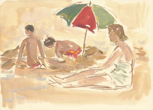 Mies van oppenraaij Aquarellen 14