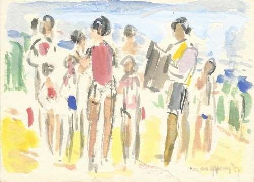 Mies van oppenraaij Aquarellen 18