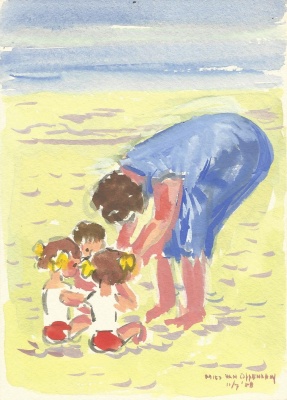 Mies van oppenraaij Aquarellen 21