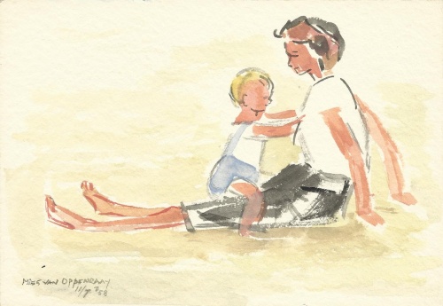 Mies van oppenraaij Aquarellen 22