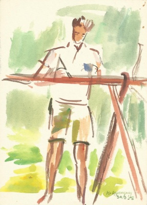 Mies van oppenraaij Aquarellen 23
