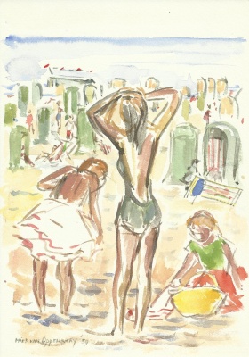 Mies van oppenraaij Aquarellen 26