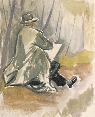 Mies van oppenraaij Aquarellen 29