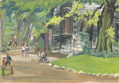 Mies van oppenraaij Aquarellen 30
