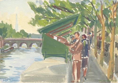 Mies van oppenraaij Aquarellen 31