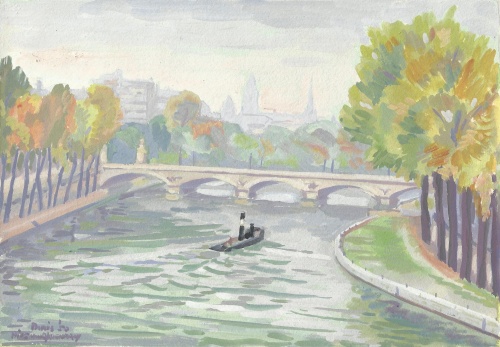 Mies van oppenraaij Aquarellen 34