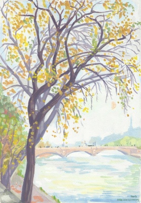 Mies van oppenraaij Aquarellen 37