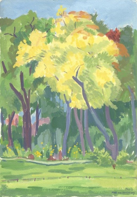 Mies van oppenraaij Aquarellen 38