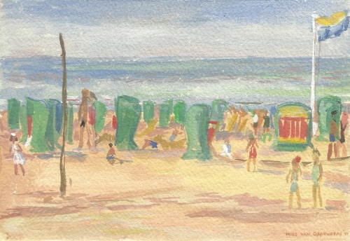 Mies van oppenraaij Aquarellen 3