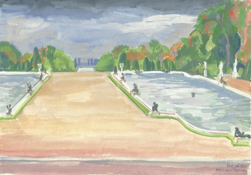 Mies van oppenraaij Aquarellen 39