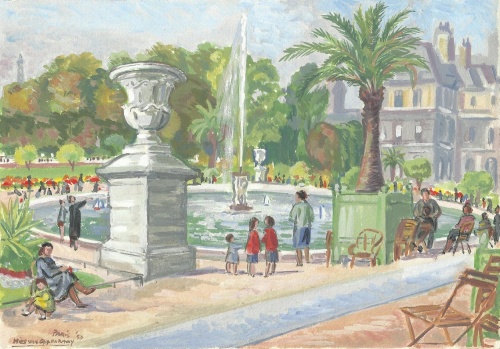 Mies van oppenraaij Aquarellen 42