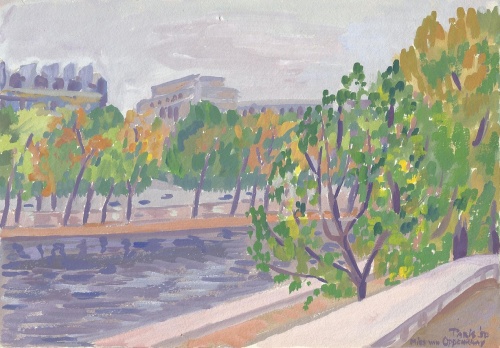 Mies van oppenraaij Aquarellen 43