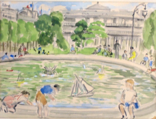Mies van oppenraaij Aquarellen 45