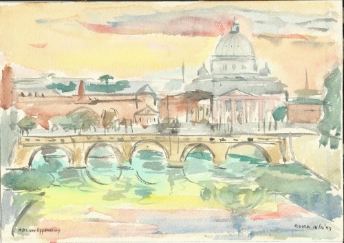 Mies van oppenraaij Aquarellen 46