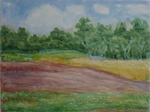 Mies van oppenraaij Aquarellen 47