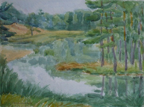 Mies van oppenraaij Aquarellen 48