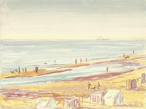 Mies van oppenraaij Aquarellen 4