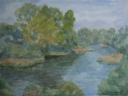 Mies van oppenraaij Aquarellen 49