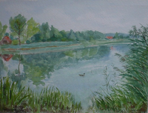 Mies van oppenraaij Aquarellen 55