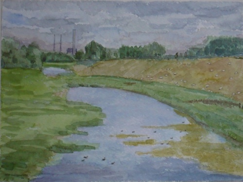 Mies van oppenraaij Aquarellen 56