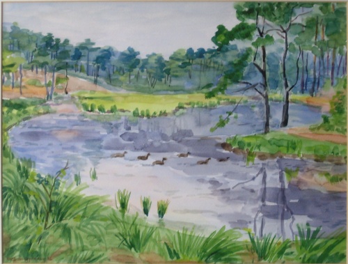 Mies van oppenraaij Aquarellen 57