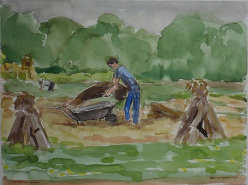 Mies van oppenraaij Aquarellen 61