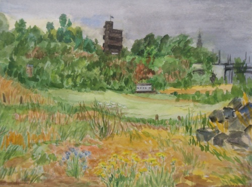 Mies van oppenraaij Aquarellen 63