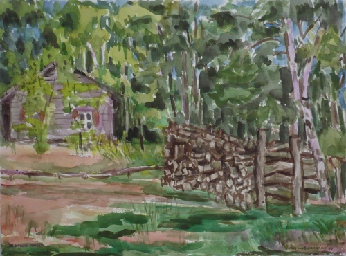 Mies van oppenraaij Aquarellen 71