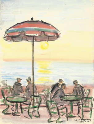 Mies van oppenraaij Aquarellen 8